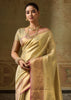 Sunny Yellow Woven Kanjivaram Silk Saree