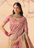 Opera Pink Designer Embroidered Saree