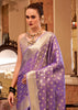 Veronica Purple Woven Banarasi Tissue Silk Saree