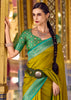 Henna Green Woven Banarasi Silk Saree