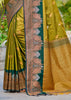 Oasis Green Dual Tone Woven Banarasi Silk Saree