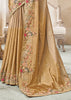 Royal Gold Embroidered Designer Saree