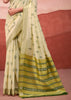 Delight Yellow Woven Cotton Silk Saree