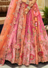 Peach & Pink Embroidered Stitched Designer Lehenga