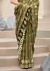 Heena Green Printed Cotton Silk Saree