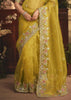 Mimosa Yellow Tissue Organza Designer Saree