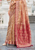 Sand Beige Woven Tissue Silk Saree