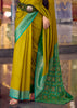 Henna Green Woven Banarasi Silk Saree