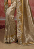 Silver Shine Embroidered Designer Saree