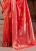 Sunrise Orange Woven Banarasi Silk Saree