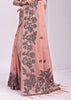 Rose Peach Woven Cotton Linen Silk Saree