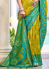 Apple Green Woven Patola Silk Saree
