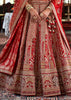 Bridal Red Heavy Embroidered Designer Lehenga