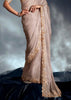 Lilac Purple Designer Silk Saree