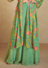 Emerald Green Layered Indo-Western Set