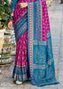 Dahlia Purple Woven Soft Silk Saree