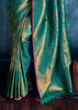Tropical Green Banarasi Silk Saree