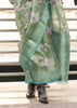 Saga Green Woven Banarasi Tissue Silk Saree