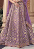 Lilac Purple Embroidered Designer Lehenga Set