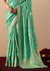 Jade Green Woven Banarasi Silk Saree