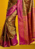 Mehndi Green Banarasi Silk Saree