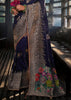 “Exclusive Offer” : Estate Blue Woven Embroidered Banarasi Silk Saree