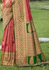 Bridal Pink Woven Banarasi Silk Saree