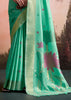 Fair Green Woven Linen Cotton Silk Saree