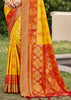 Mimosa Yellow Woven Patola Silk Saree