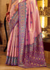 Bloom Pink Woven Patola Tissue Silk Saree