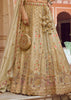 Beige Banarasi Silk Embroidered Lehenga