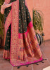 Dark Green Woven Paithani Silk Saree