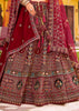 Maroon Heavy Embroidered Designer Lehenga