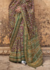 Medium Green Printed Patola Saree