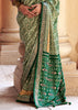 Fair Green Printed Patola Silk Saree
