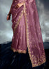 Spring Purple Designer Silk Saree