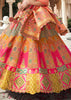 Multicolor Banarasi Silk Embroidered Lehenga