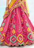 Magenta Pink Heavy Embroidered Designer Lehenga Set