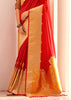 Bridal Red Woven Banarasi Silk Saree
