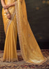 Sunshine Yellow Designer Tissue Silk Saree