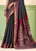 Cool Black kalamkari Printed Cotton Silk Saree