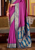 Orchid Purple Banarasi Soft Silk Saree