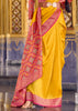 Festive Yellow Woven Banarasi Silk Saree
