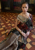 Black And Maroon Rangkat Satin Silk Saree