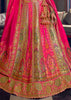 Beige And Pink Heavy Banarasi Designer Lehenga