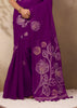 Rich Purple Woven Soft Silk Saree