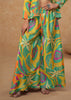 Emerald Hues Indo-Western Fusion