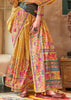 Sunshine Yellow Madhubani Printed Saree