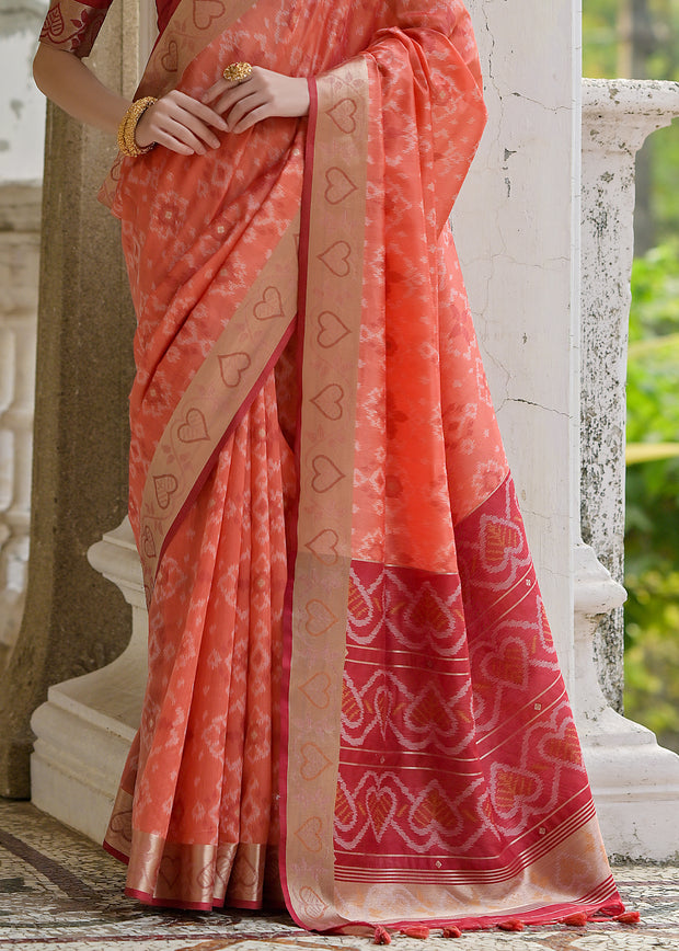 SUNDARI_IKKAT_ORANGE (10651885895873)