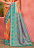 Russet Orange Woven Kanjivaram Silk Saree